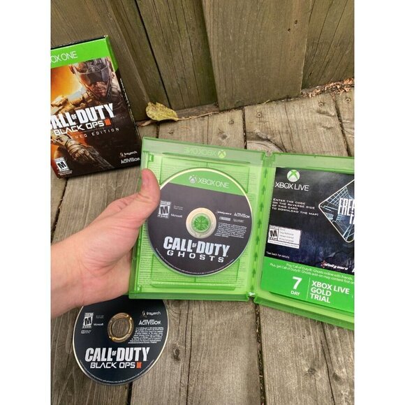 Call of Duty Black Ops III 3 Xbox One HARDENED EDITION Incomplete With Ghosts - Picture 7 of 12